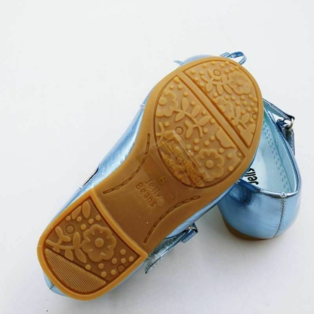 JELLY BEANS Baby Girls Cirona Flat Shoes 6 New - Picture 4 of 10